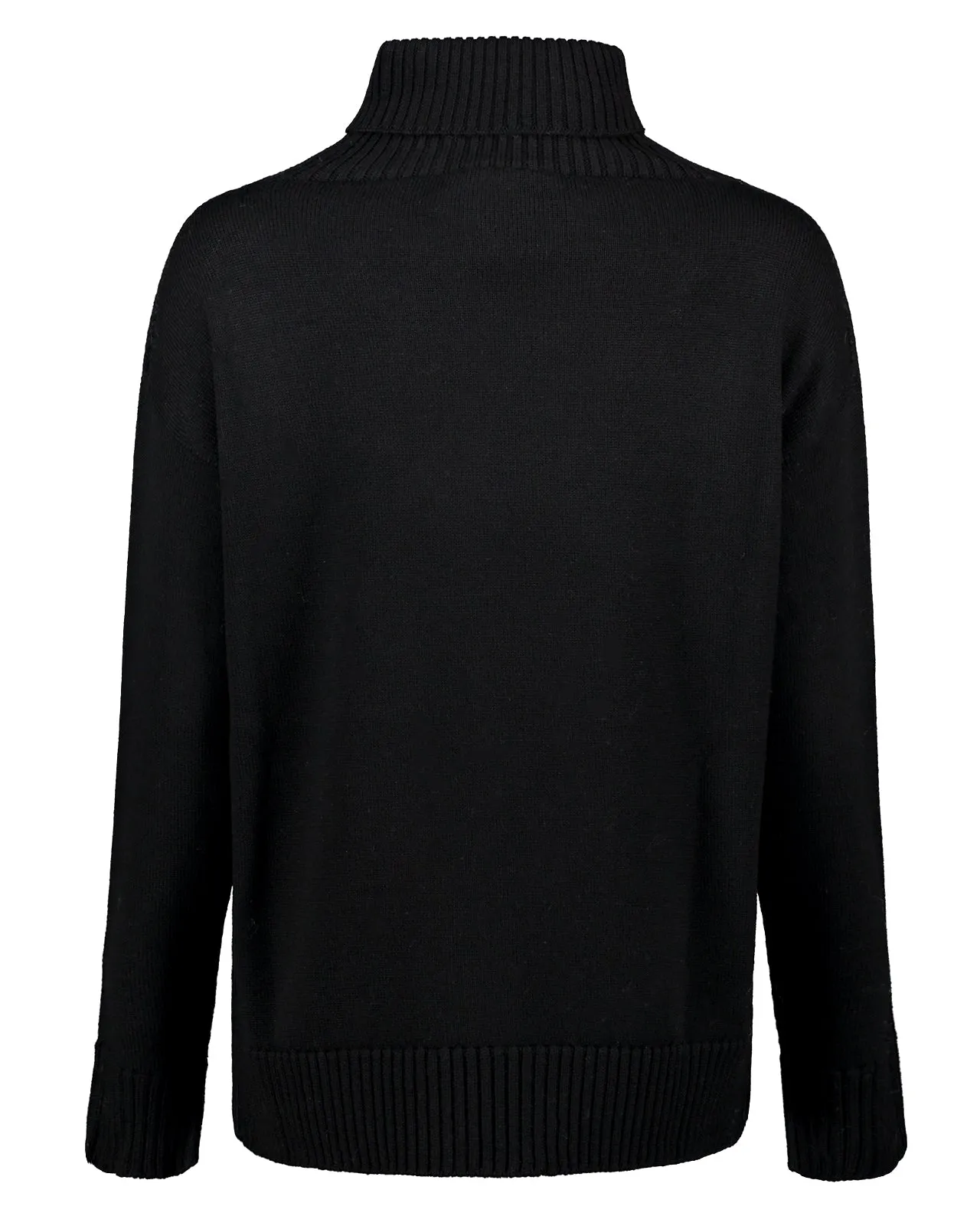 Maglione Orli lana nero