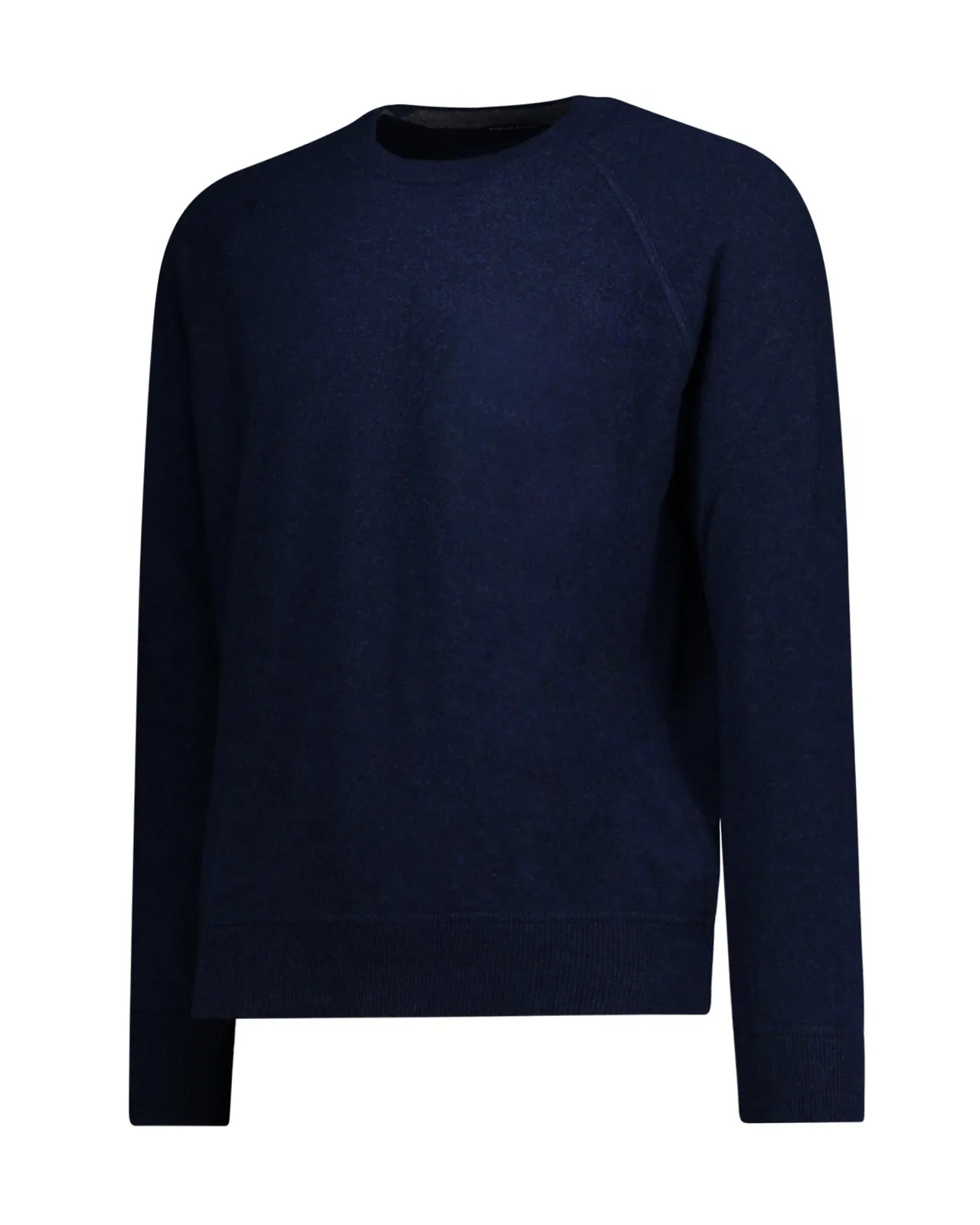 Maglione raglan cashmere blu