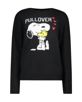 Maglione Snoopy Pullover nero