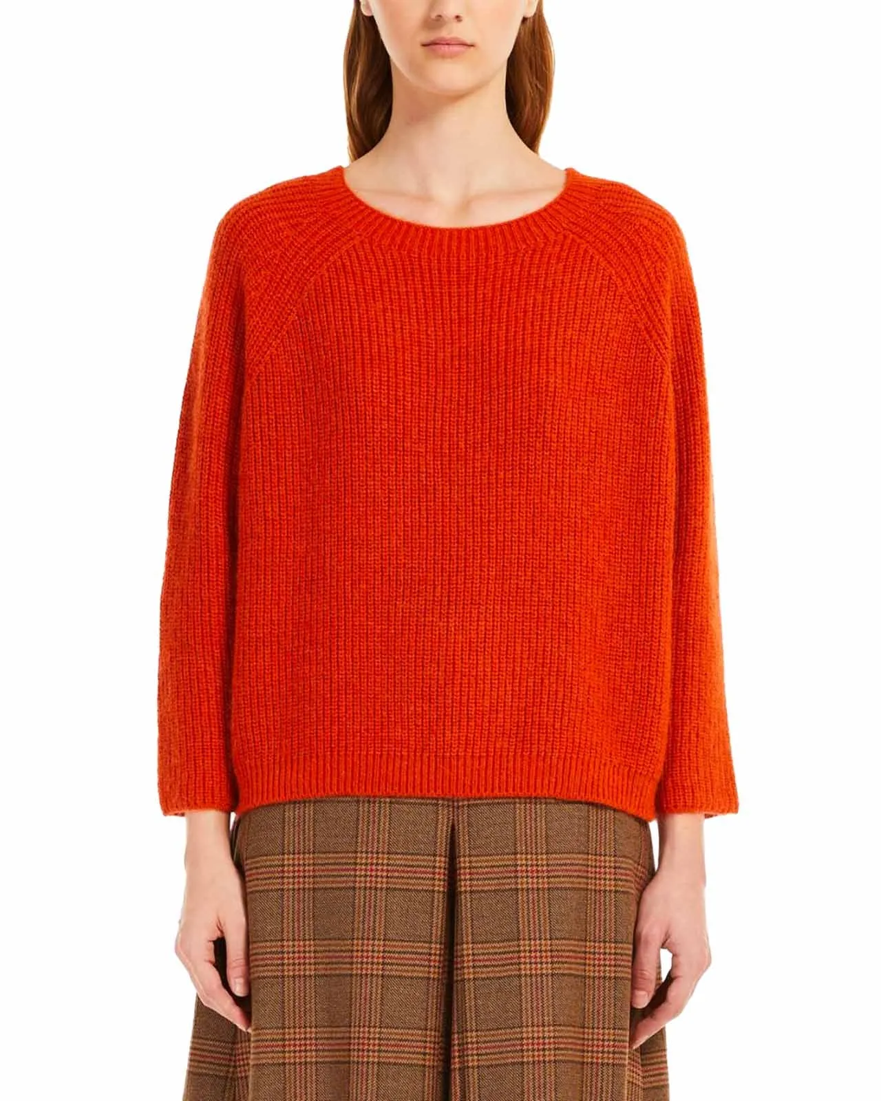Maglione Xeno mohair arancio