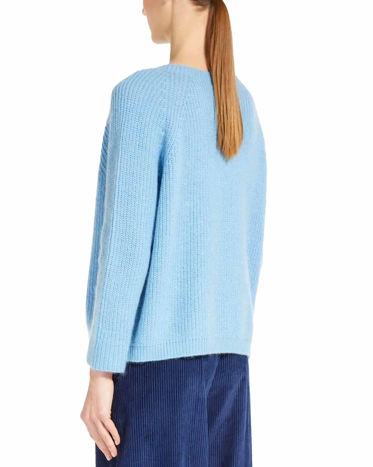 Maglione Xeno mohair azzurro