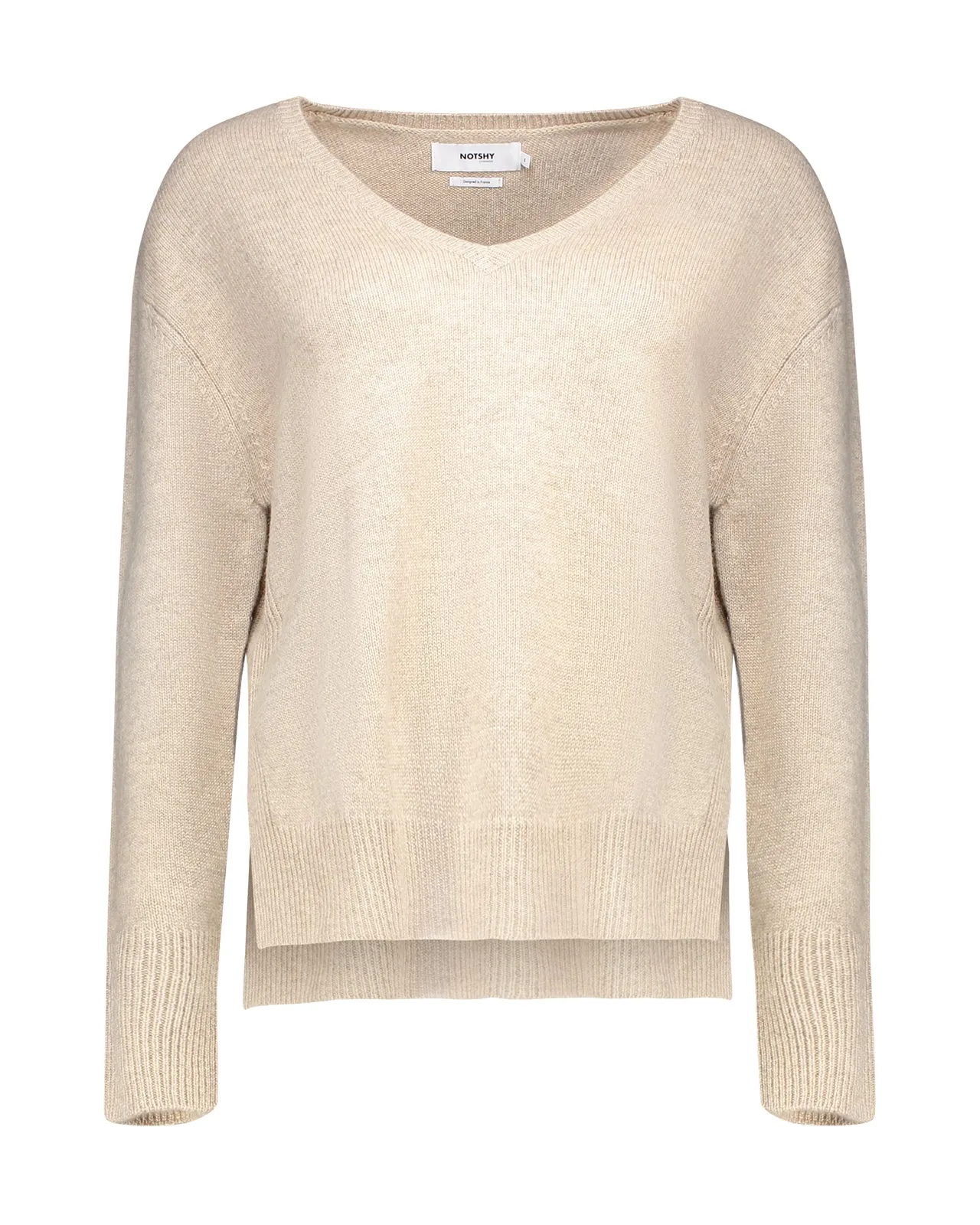 Maglione Zlota cashmere beige