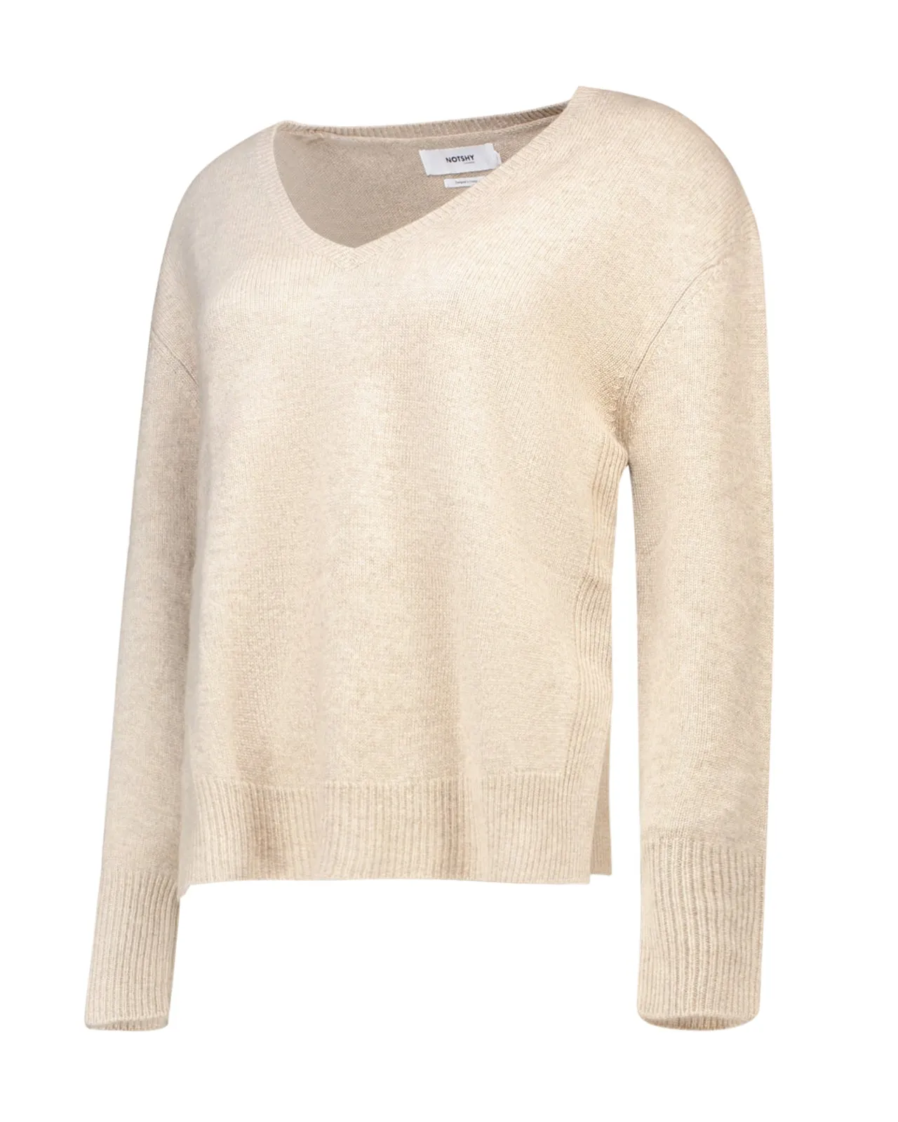 Maglione Zlota cashmere beige