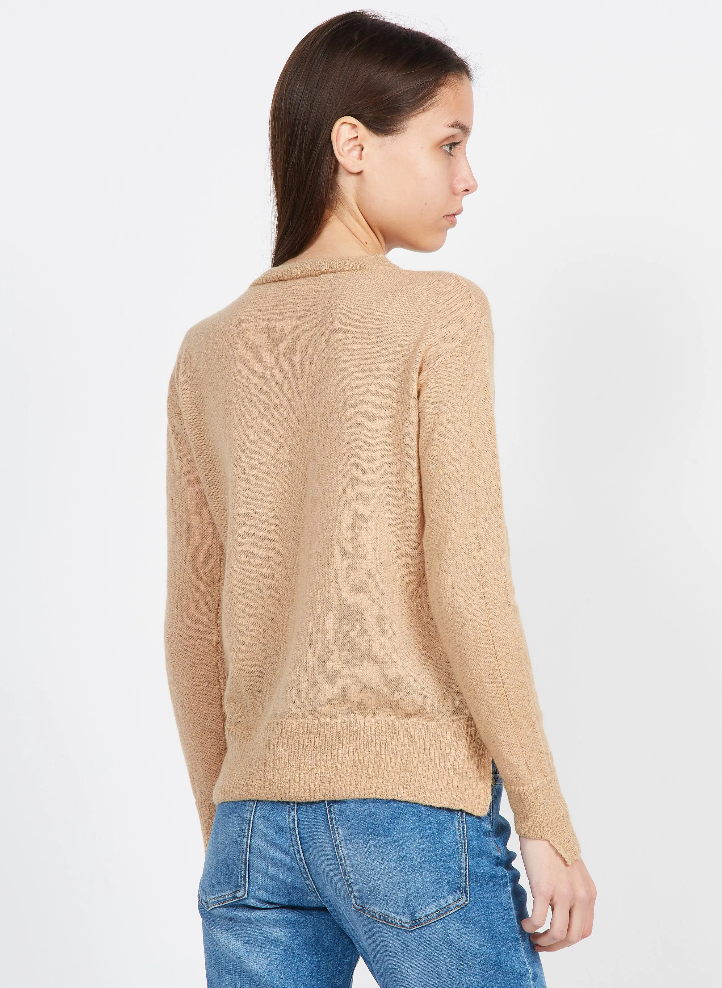  MAX MARA LEISURE   FATA - Maglione leggero scollo tondo | Dorato