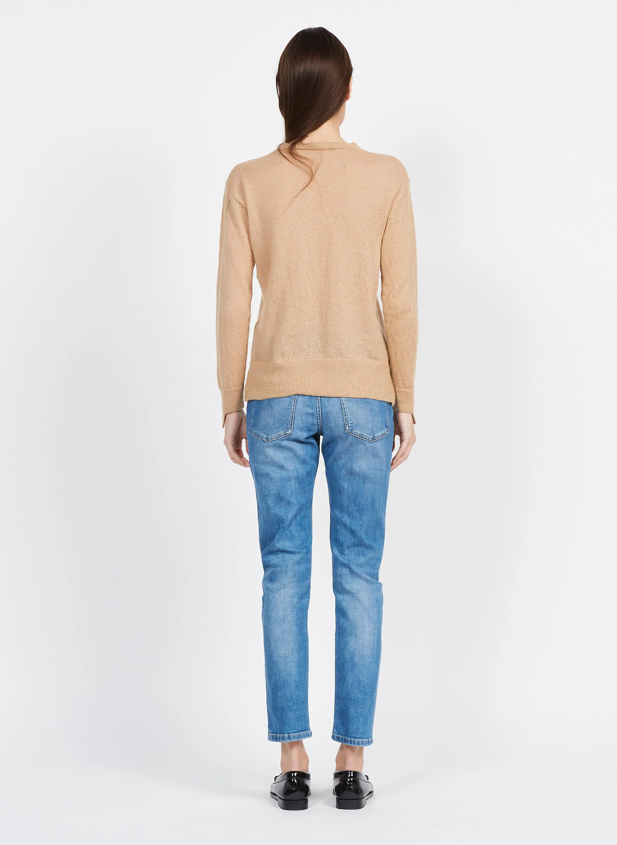  MAX MARA LEISURE   FATA - Maglione leggero scollo tondo | Dorato