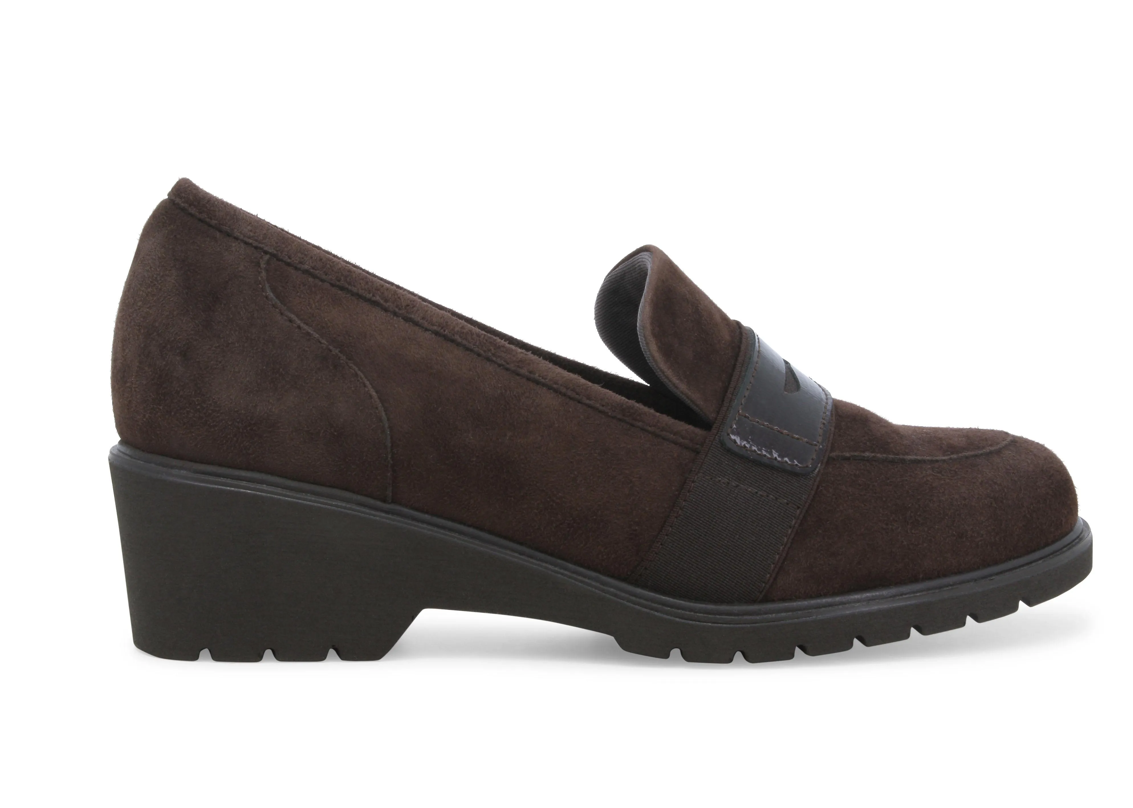 Melluso Mocassino donna in camoscio marrone r35740w