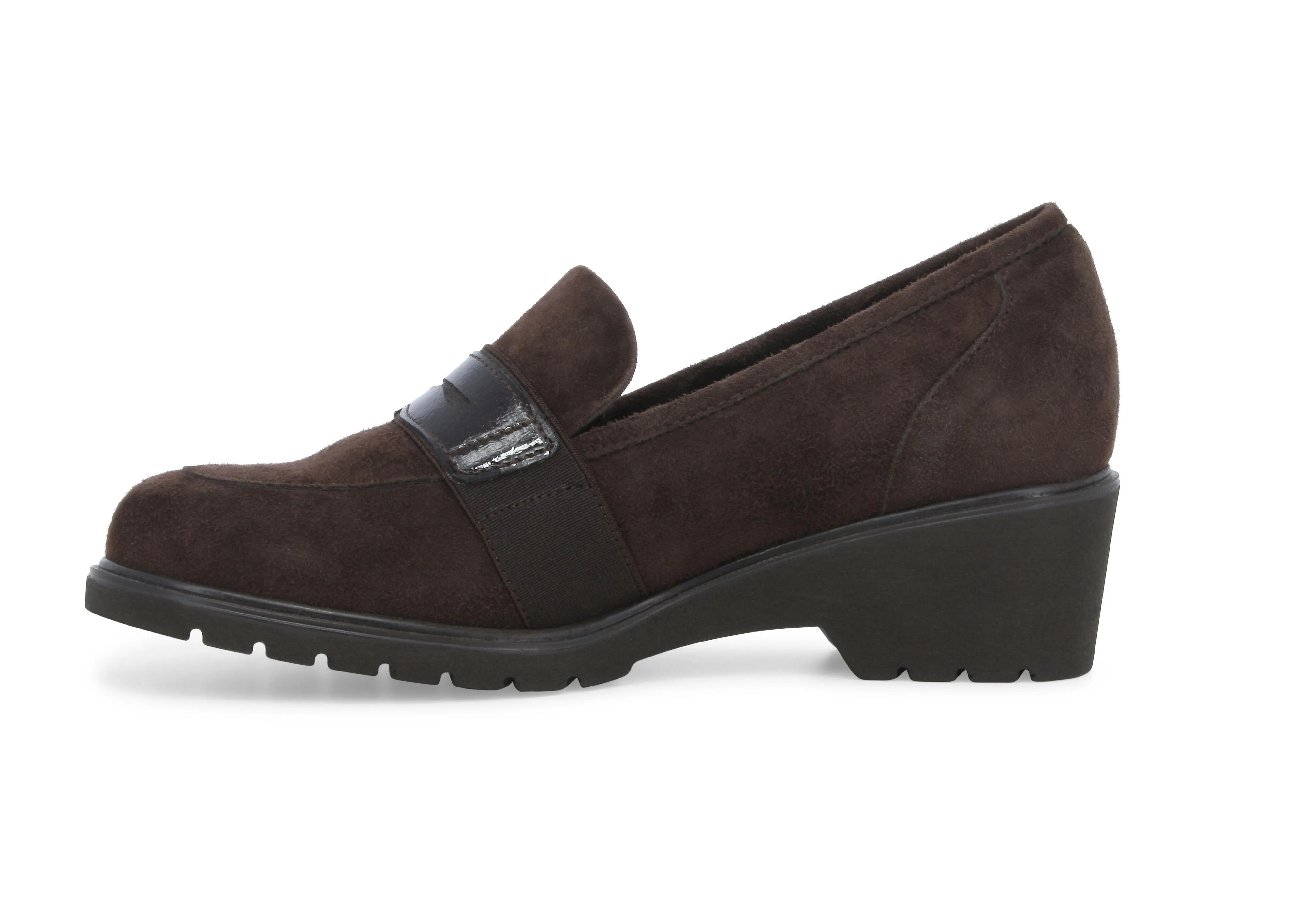 Melluso Mocassino donna in camoscio marrone r35740w