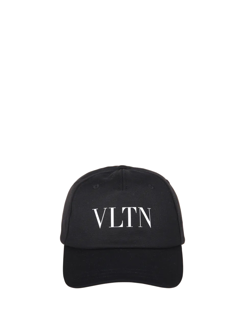 MEN VALENTINO GARAVANI BLACK SILK BASEBALL HAT