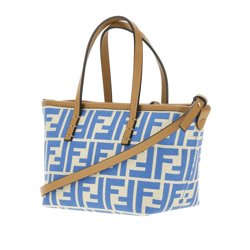 Mini shopping bag 'Roll' in tessuto jacquard