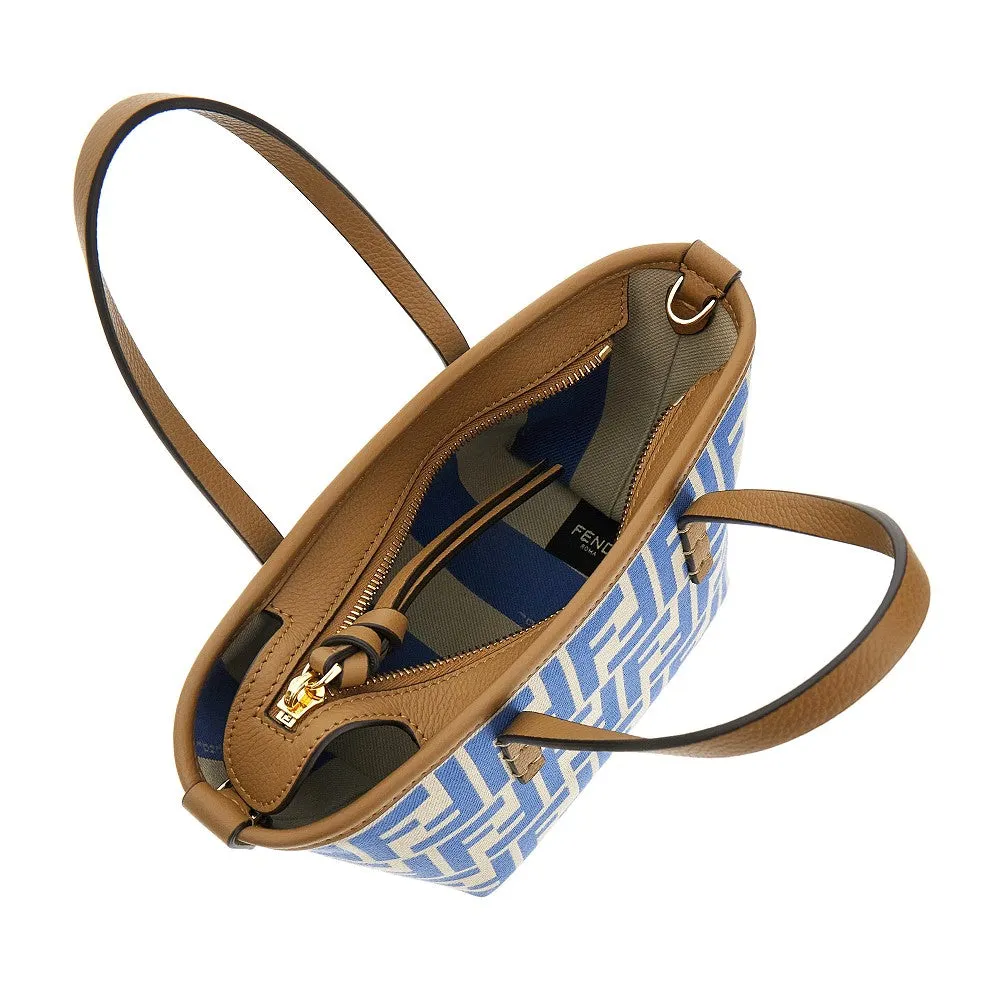 Mini shopping bag 'Roll' in tessuto jacquard