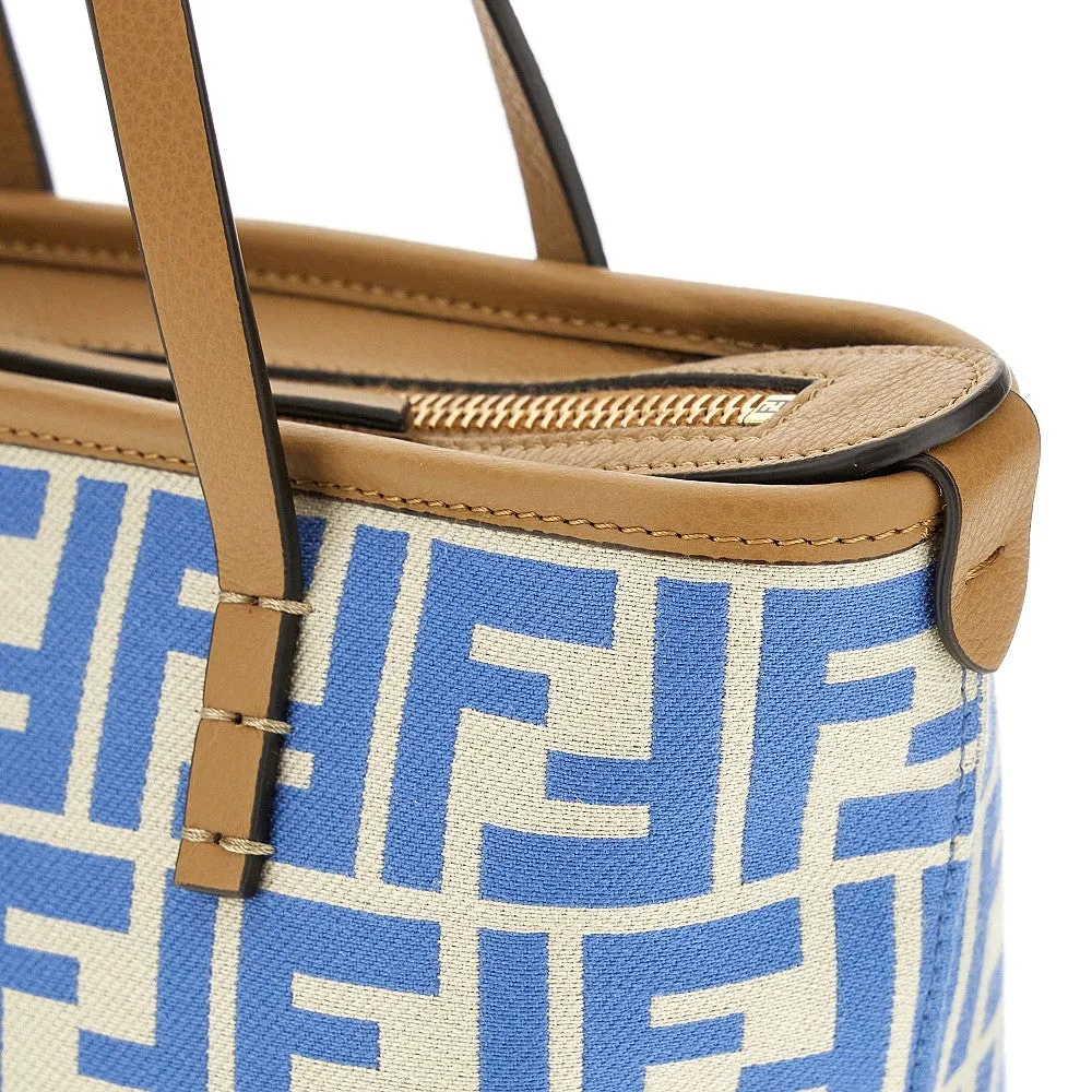 Mini shopping bag 'Roll' in tessuto jacquard