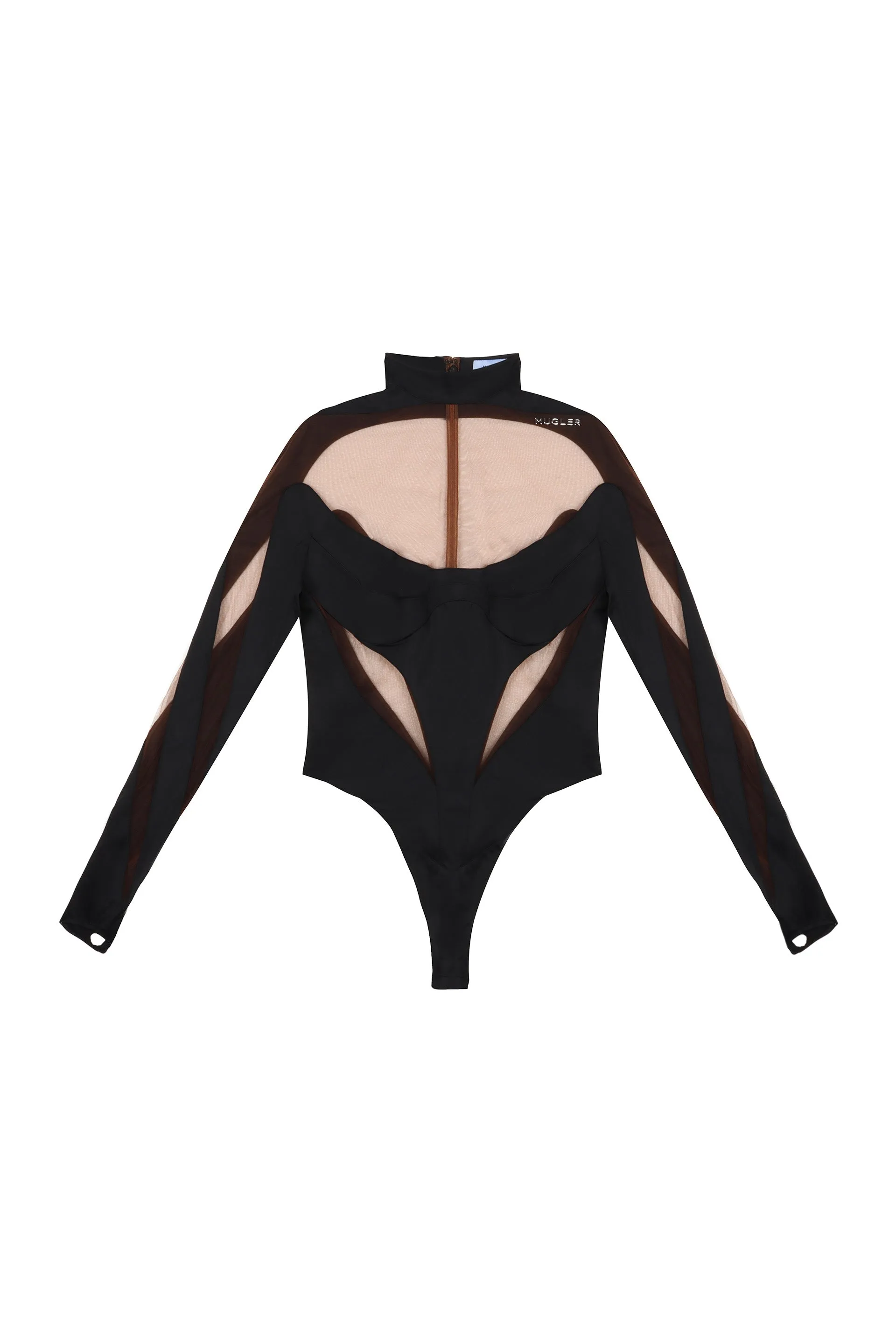 Mugler Body a maniche lunghe