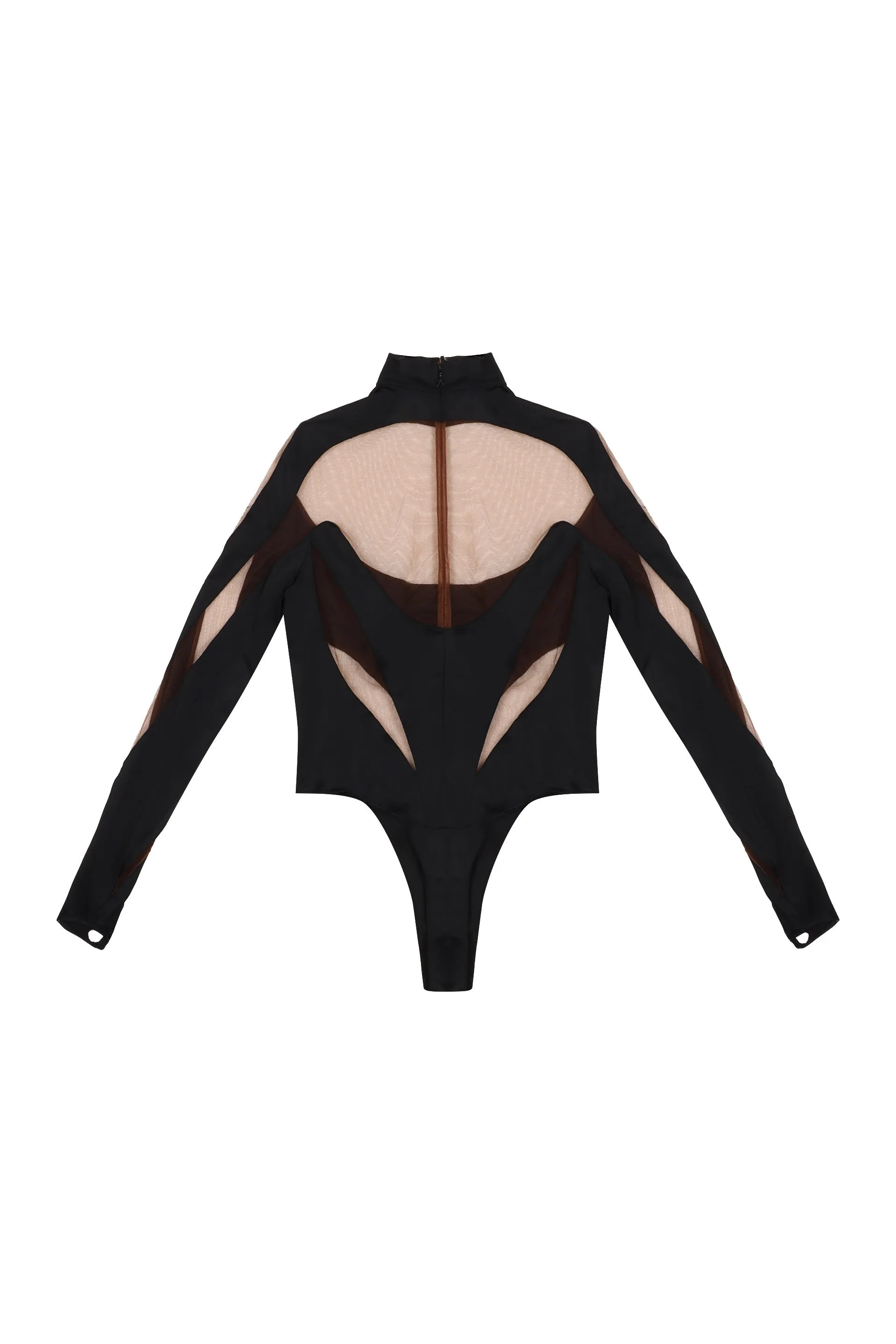 Mugler Body a maniche lunghe