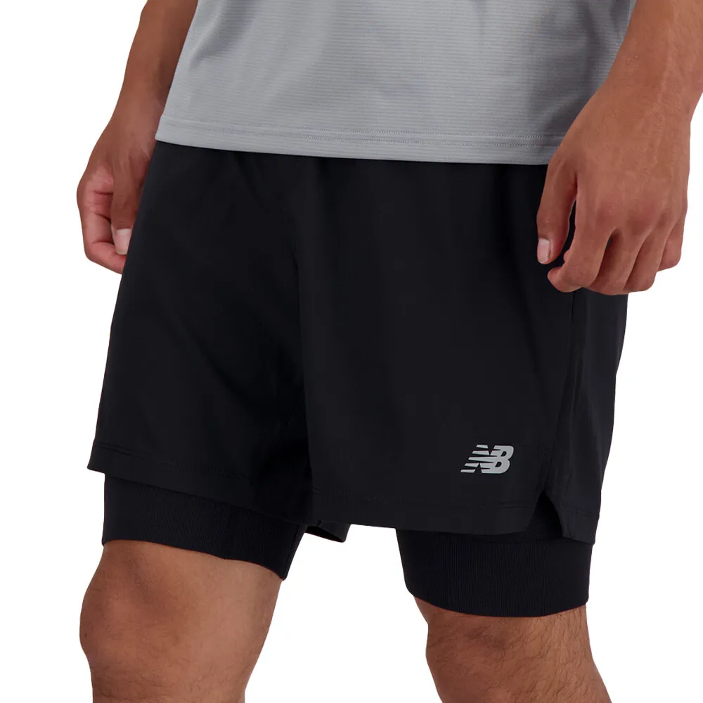 New Balance AC Senza cuciture Lined 7 Pollice Pantaloncini - AW24
