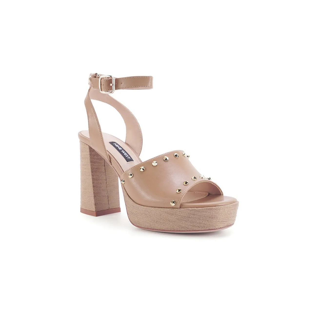 NINE WEST Sandalo Tacco Alto Donna - 101484323S16 Beige  