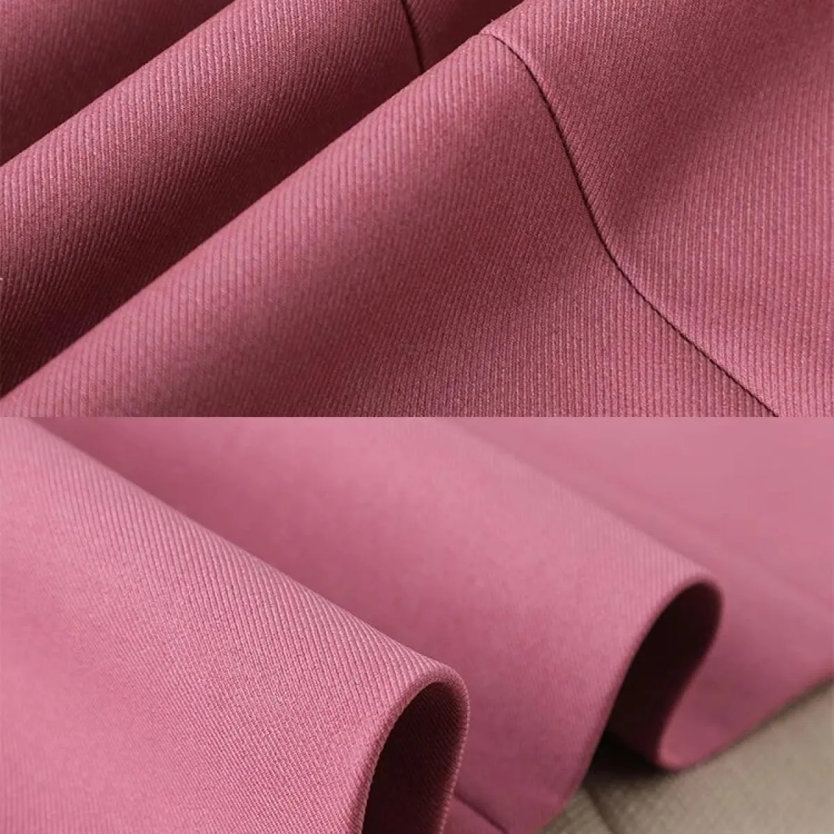 Nuovo arrivo Autunno Inverno Donna Capispalla da donna Blazer Rosa Nero Beige Giacca femminile monopetto a maniche lunghe C