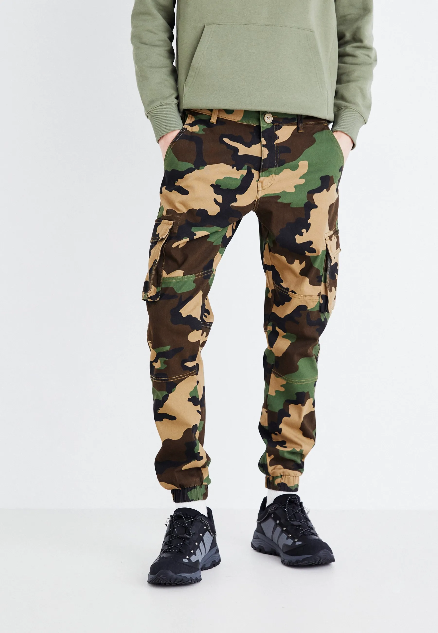 ONSCAM STAGE CUFF LIFE CAMOUFLAGE - Pantaloni cargo