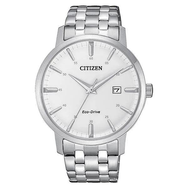 Orologio Citizen Classic Eco-Drive Acciaio con Quadrante Bianco