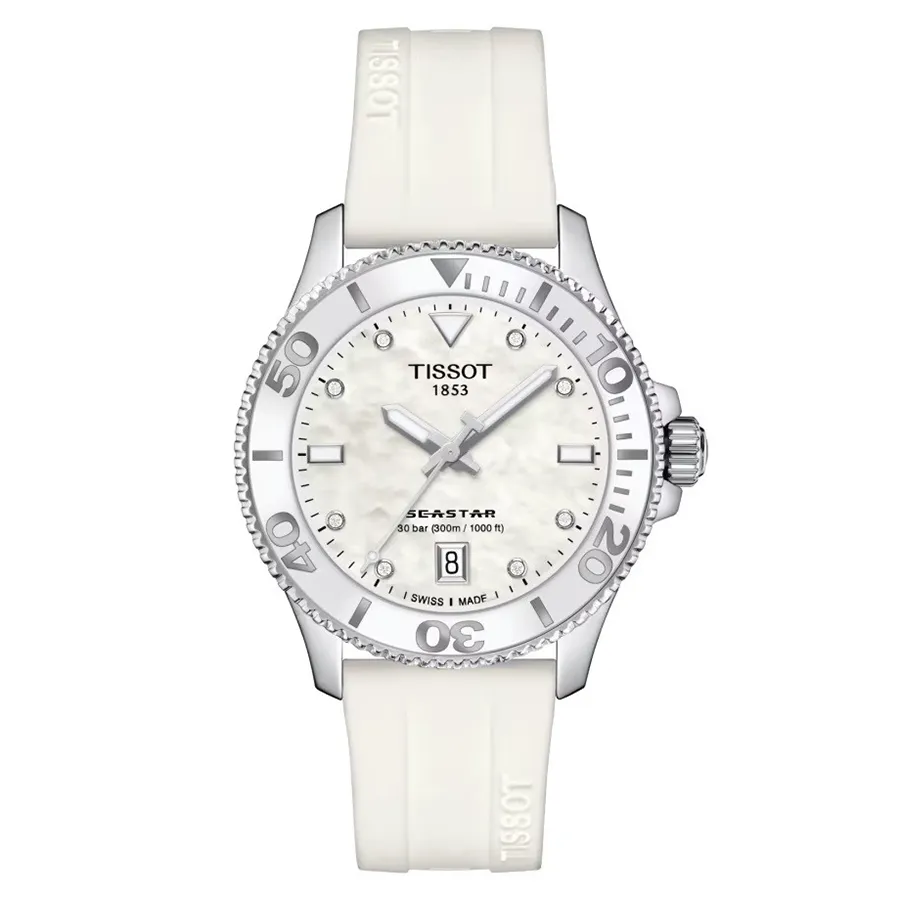 Orologio Tissot Seastar 36MM Bianco