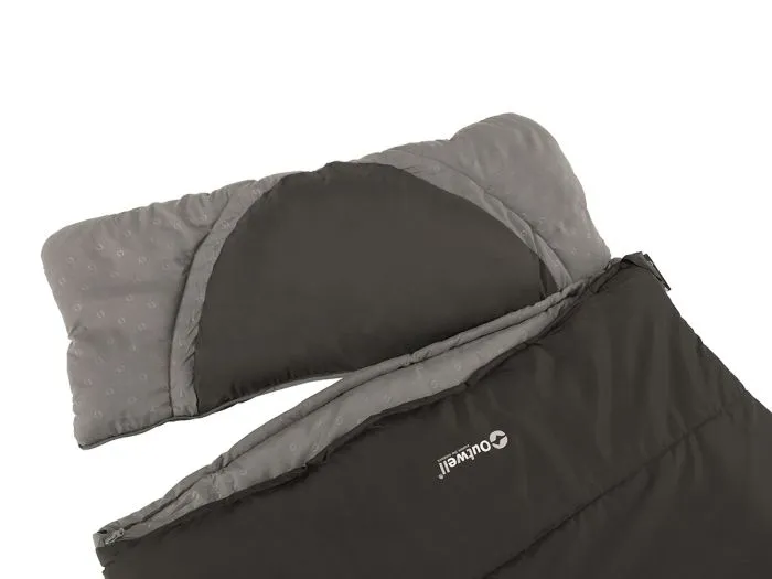 Outwell Contour Midnight Black sacco a pelo - sinistra