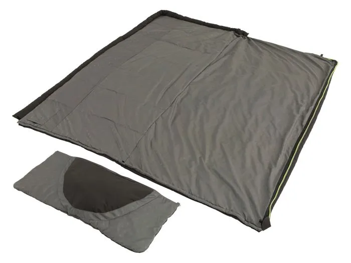 Outwell Contour Midnight Black sacco a pelo - sinistra
