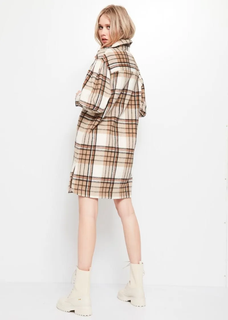Overshirt in misto lana