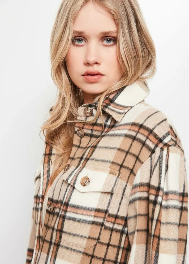 Overshirt in misto lana
