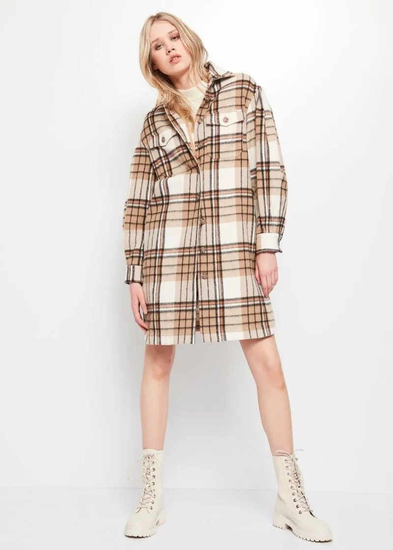 Overshirt in misto lana