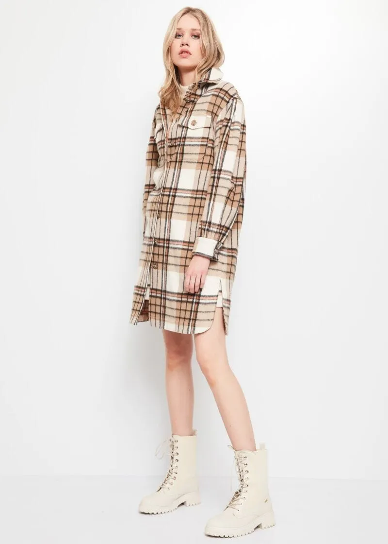 Overshirt in misto lana