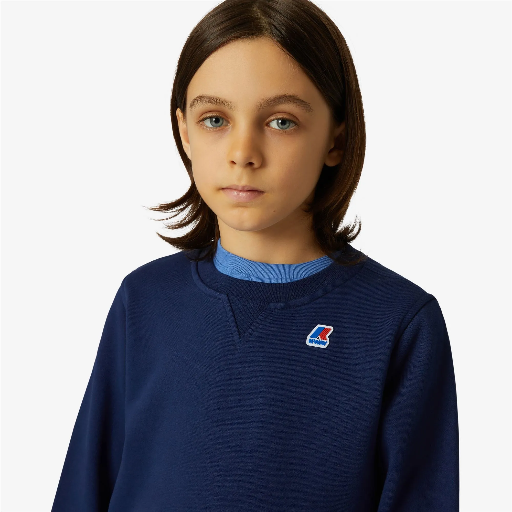 P. BAPTISTE FRENCH TERRY Blue Medieval