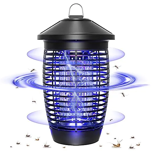 PALONE TMACTIME Lampada Antizanzare Elettrica, 4500V 20W UV Zanzariera Elettrica Impermeabile IPX4, per Insetticida Zanzare per 