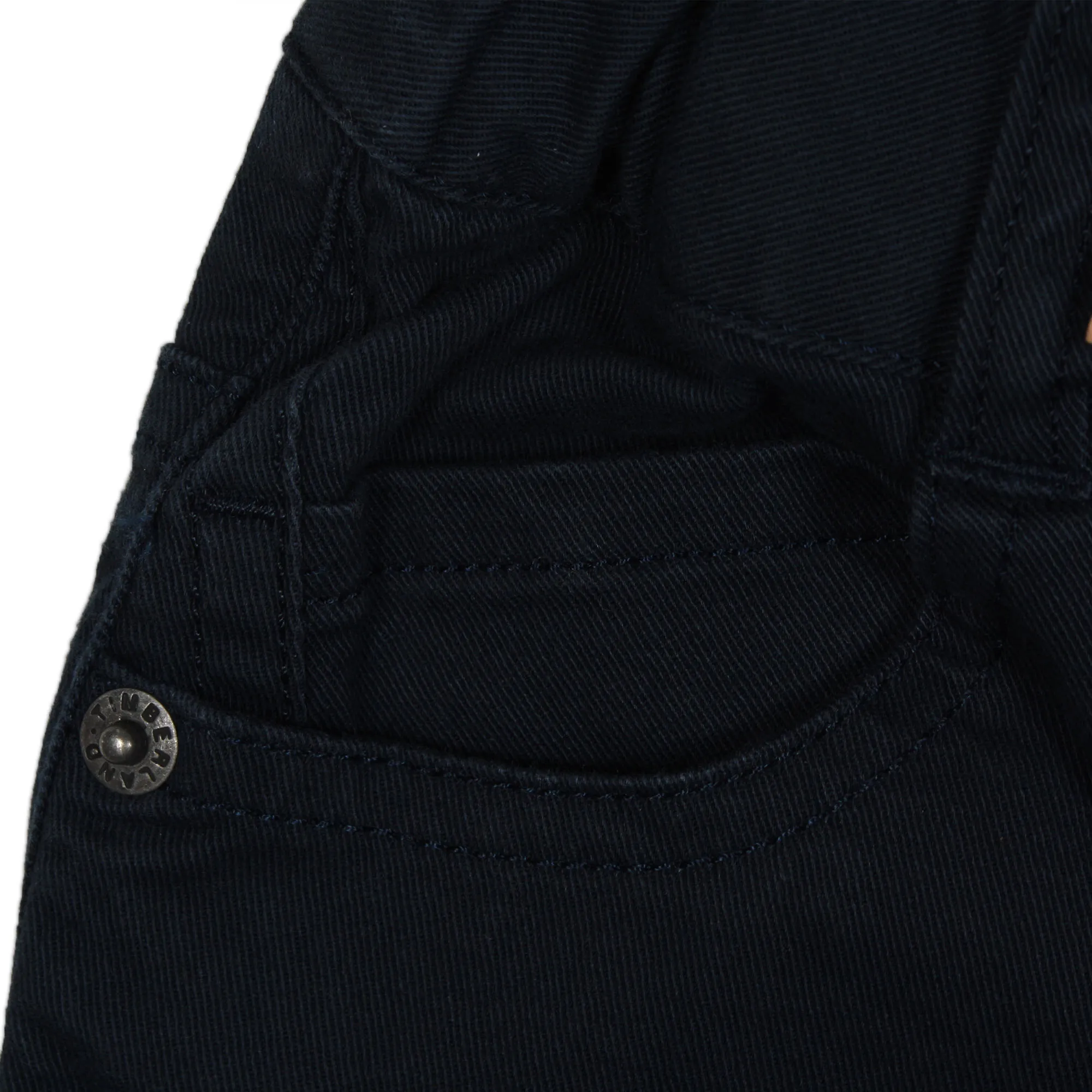 Pantalone Bebè In Denim Blu Scuro