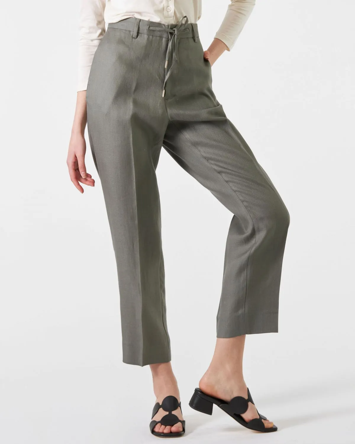 Pantalone Briglia Genderless di colore verde