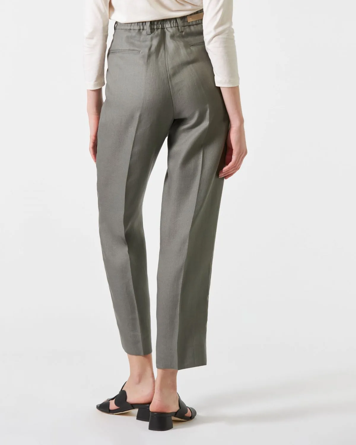 Pantalone Briglia Genderless di colore verde