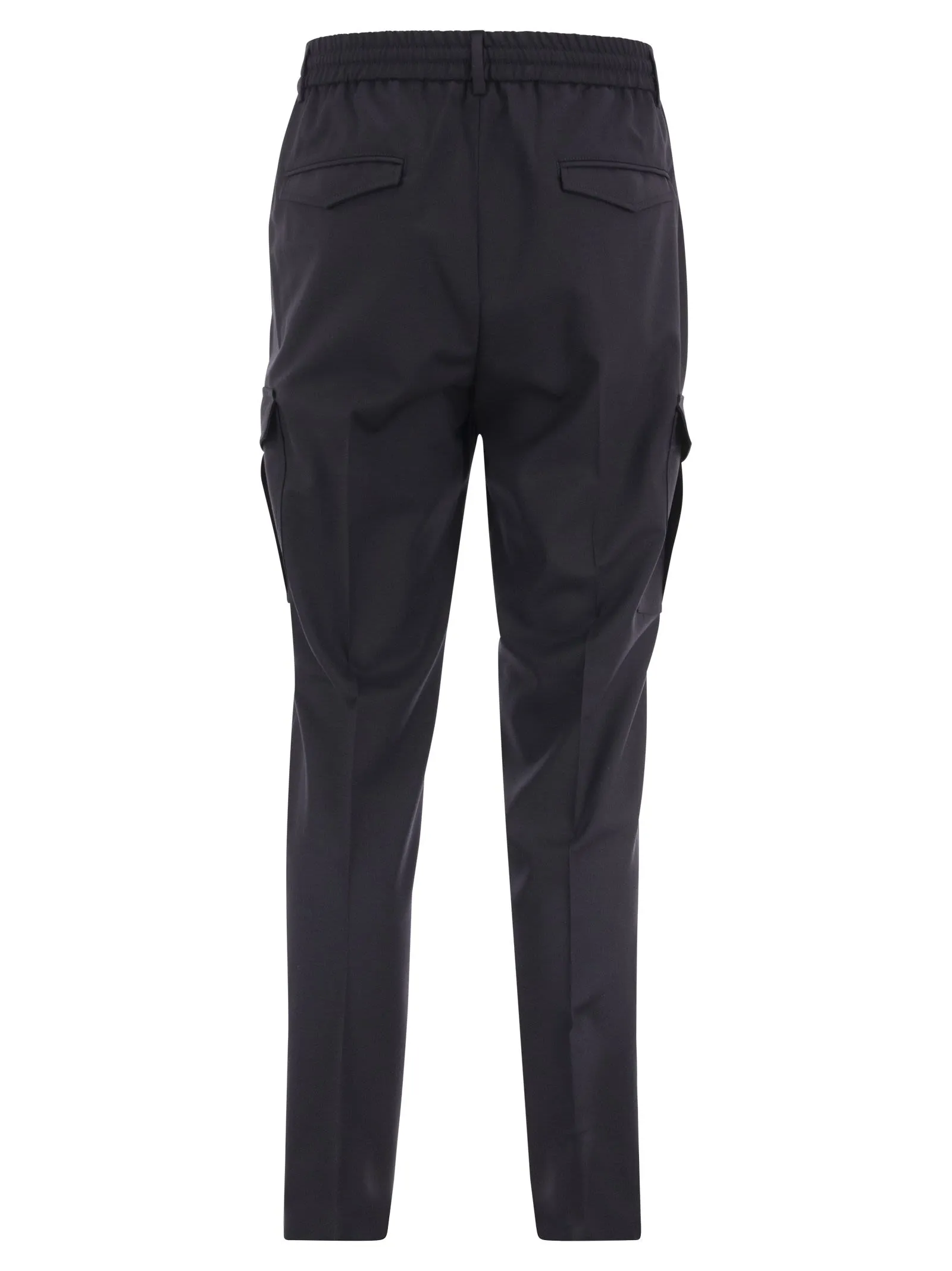 Pantalone cargo con coulisse