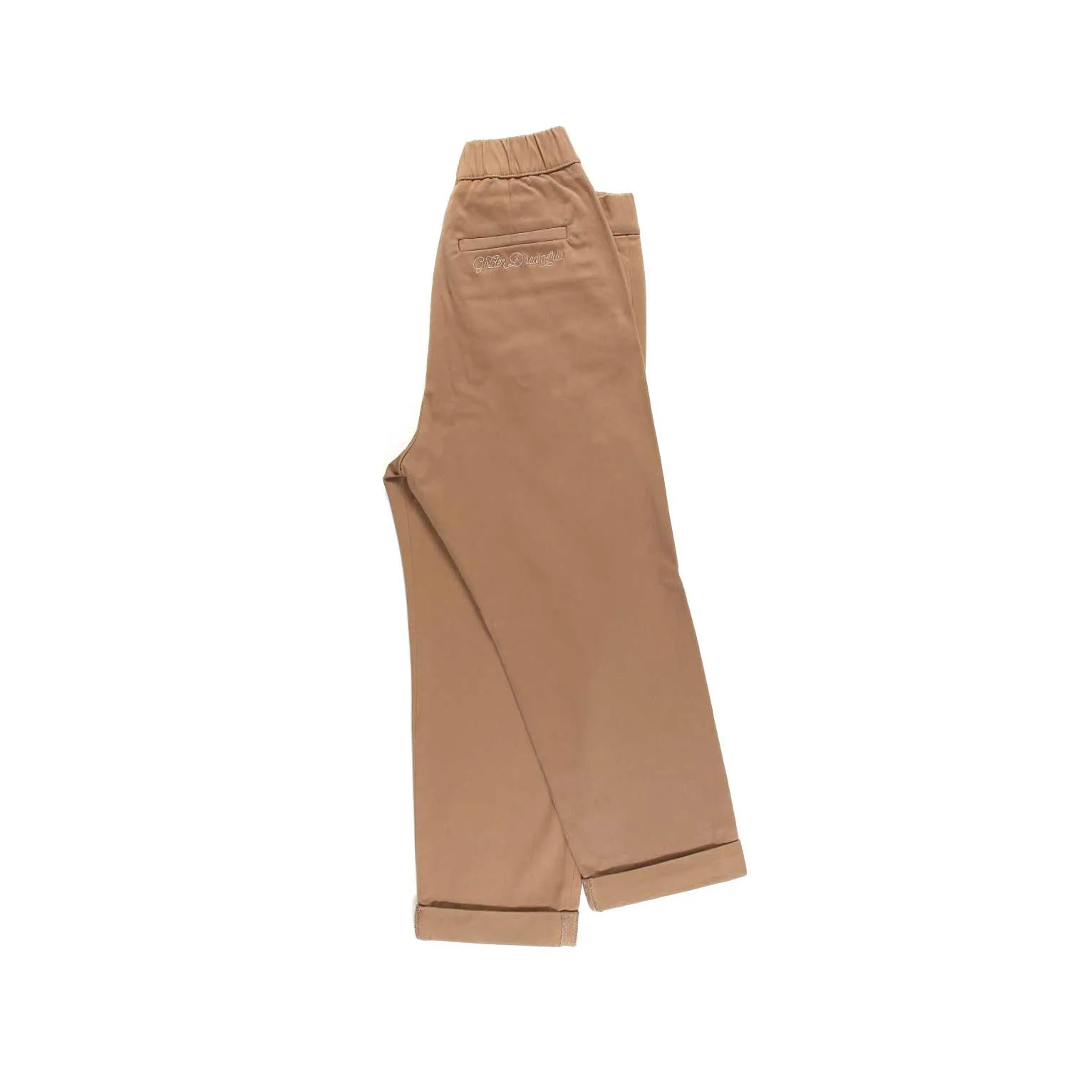 Pantalone Chino Color Cammello Bambino Teen