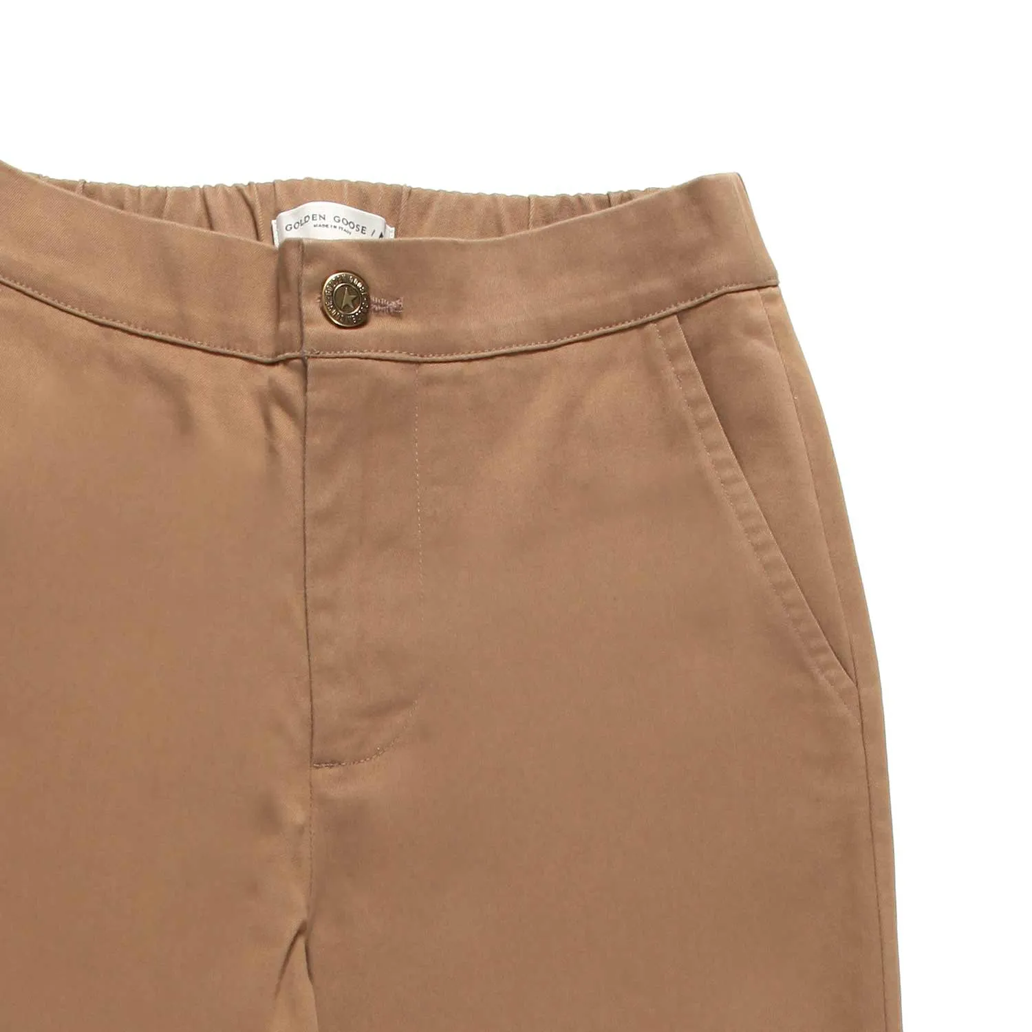 Pantalone Chino Color Cammello Bambino Teen