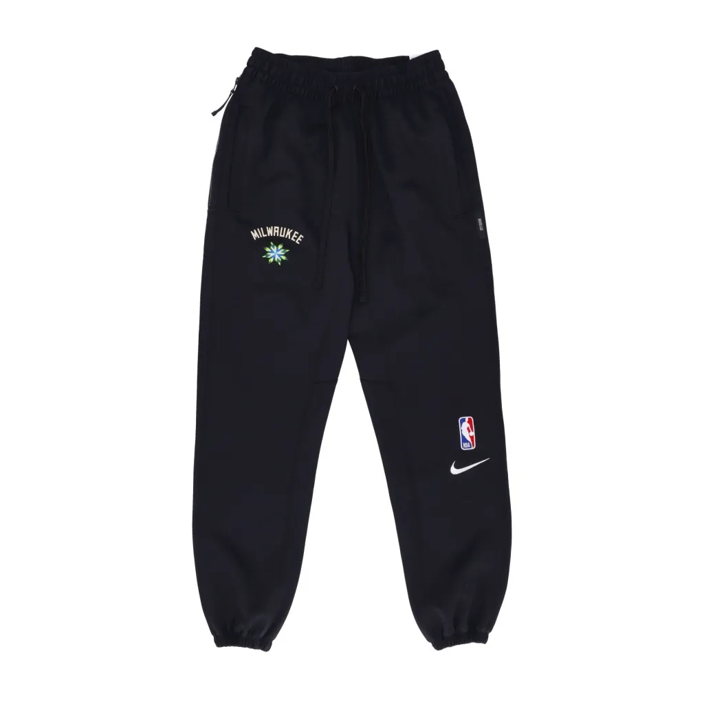 pantalone tuta uomo nba city edition dri-fit showtime pant milbuc BLACK/WHITE