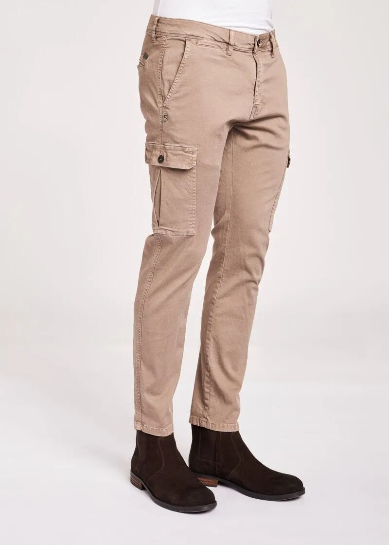 Pantaloni cargo in cotone
