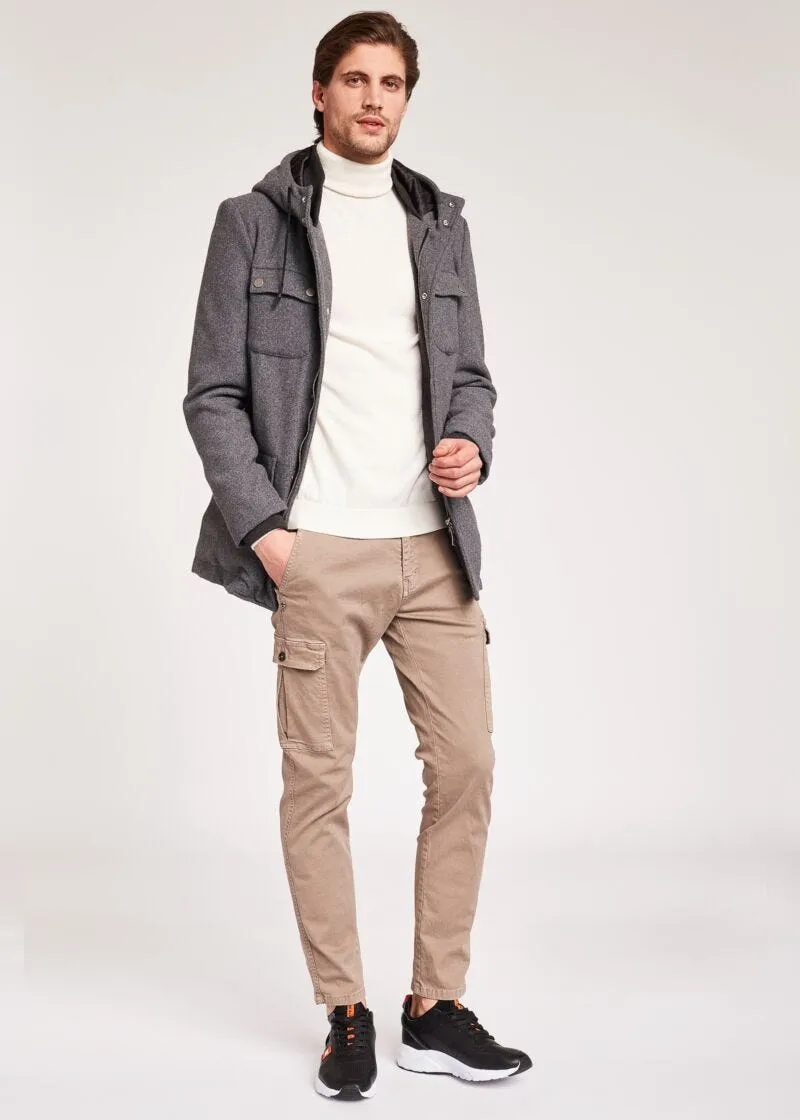Pantaloni cargo in cotone