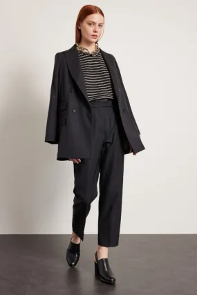 Pantaloni carrot in tela