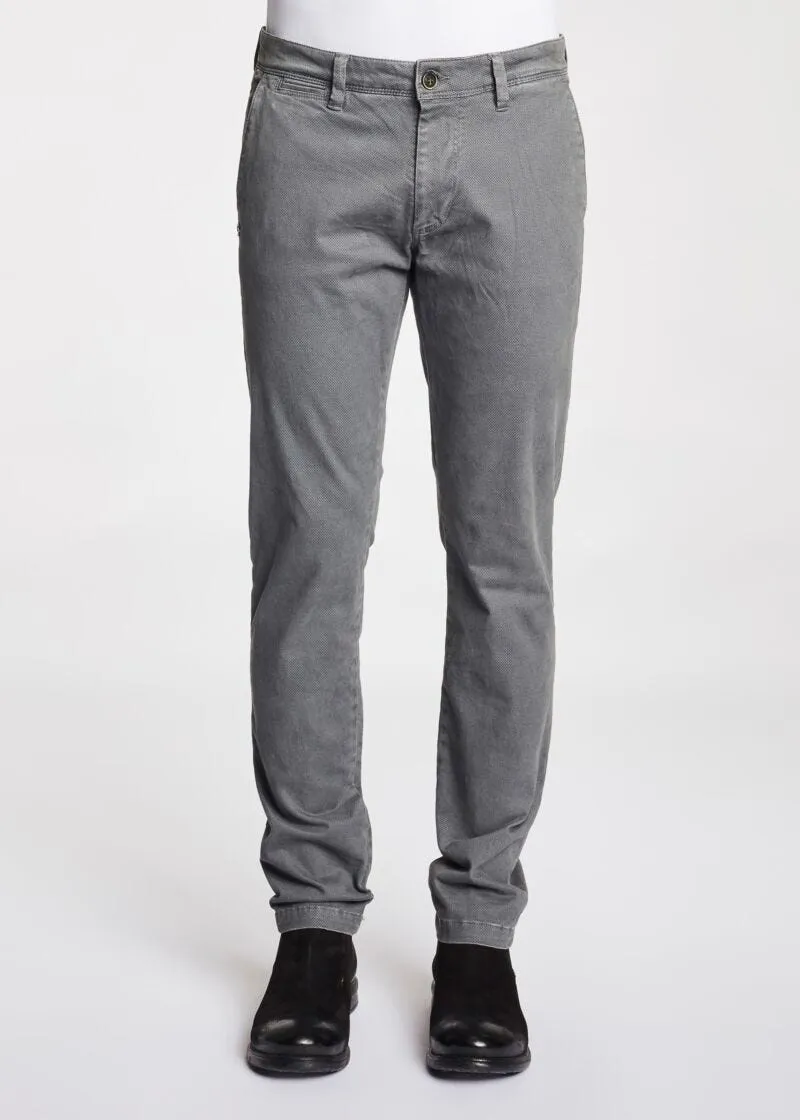 Pantaloni chino in raso stretch
