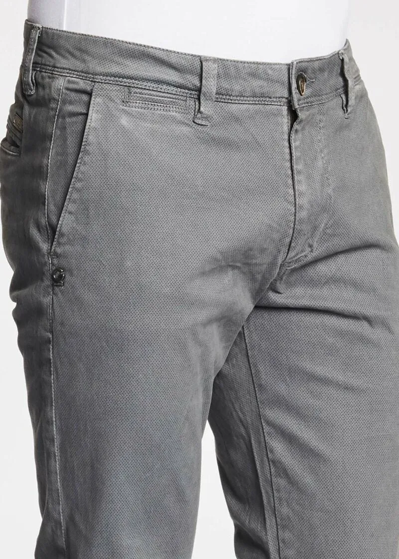 Pantaloni chino in raso stretch