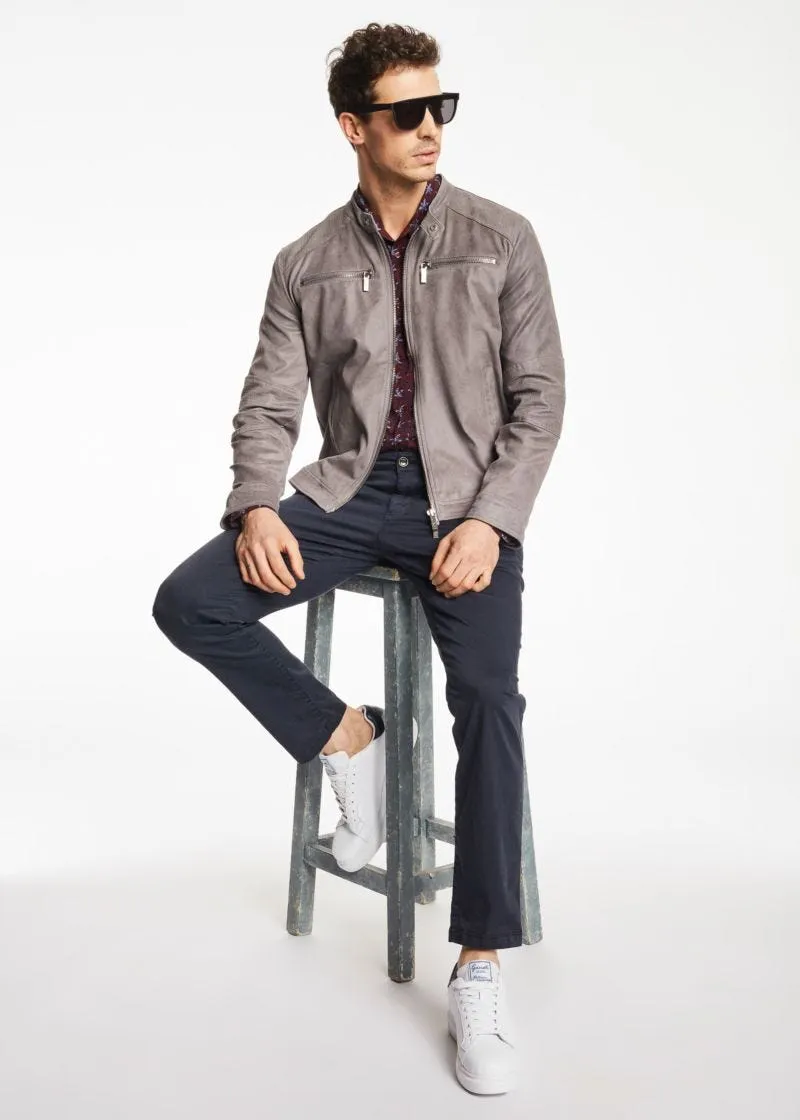 Pantaloni chino in satin