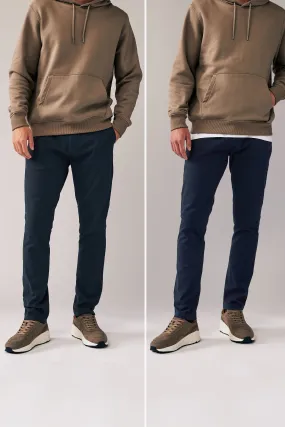 Pantaloni chino skinny elasticizzati Pantaloni 2 Confezione