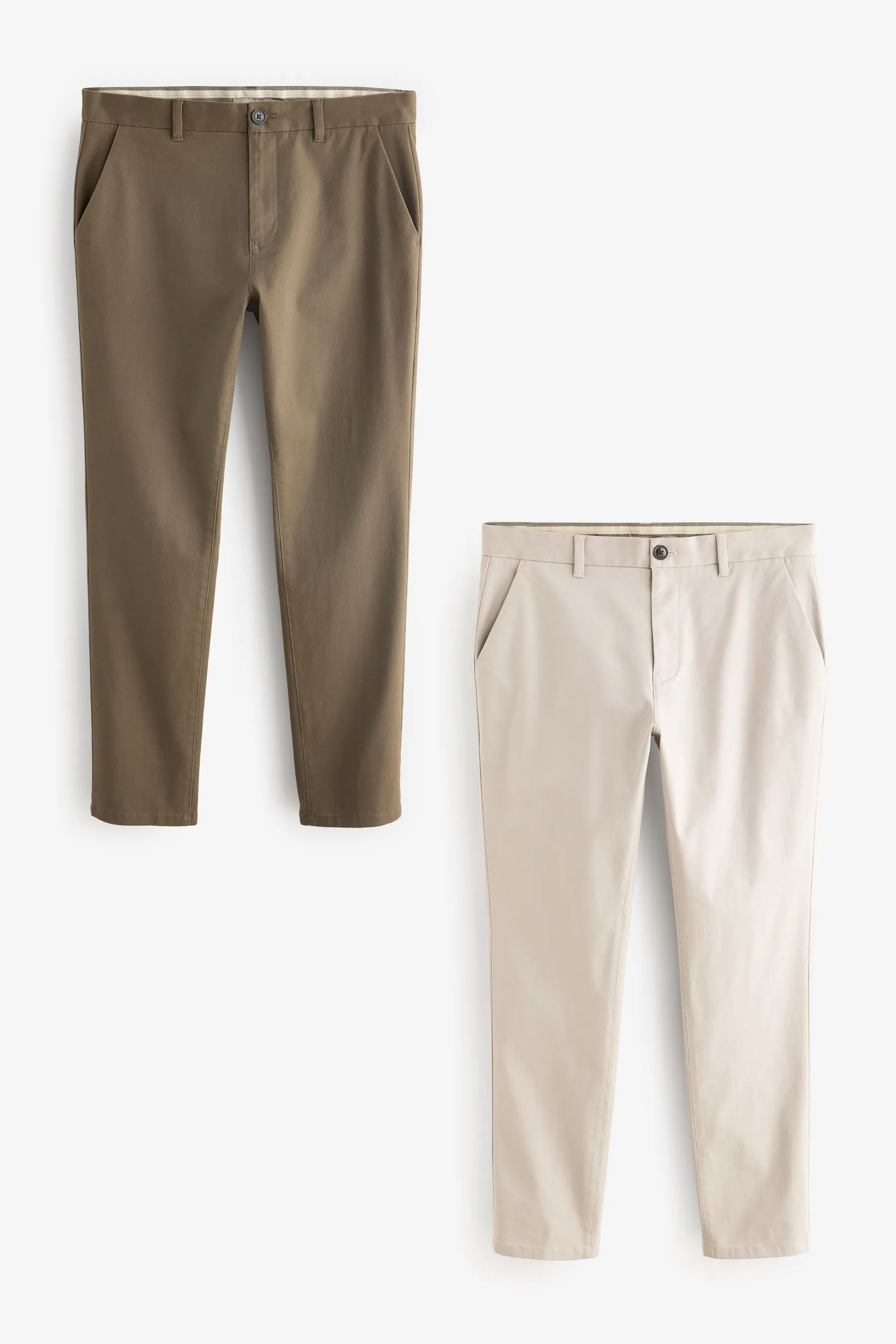 Pantaloni chino slim elasticizzati Pantaloni 2 Confezione