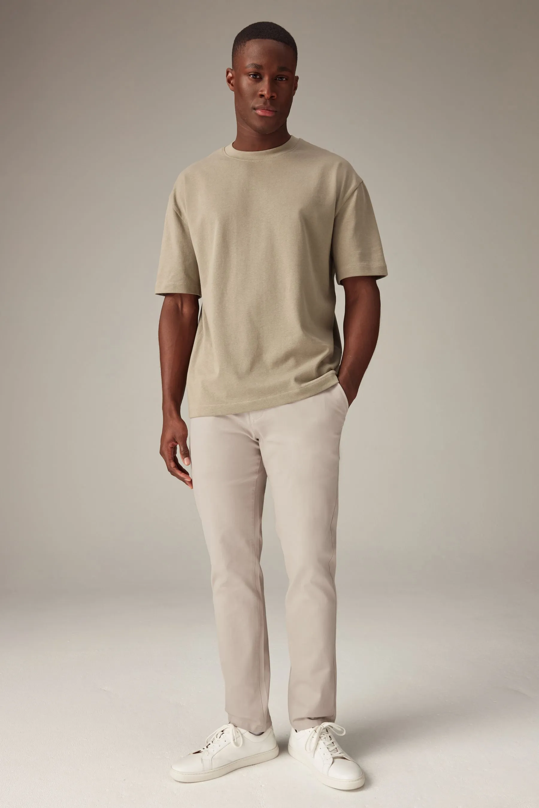 Pantaloni chino slim elasticizzati Pantaloni 2 Confezione