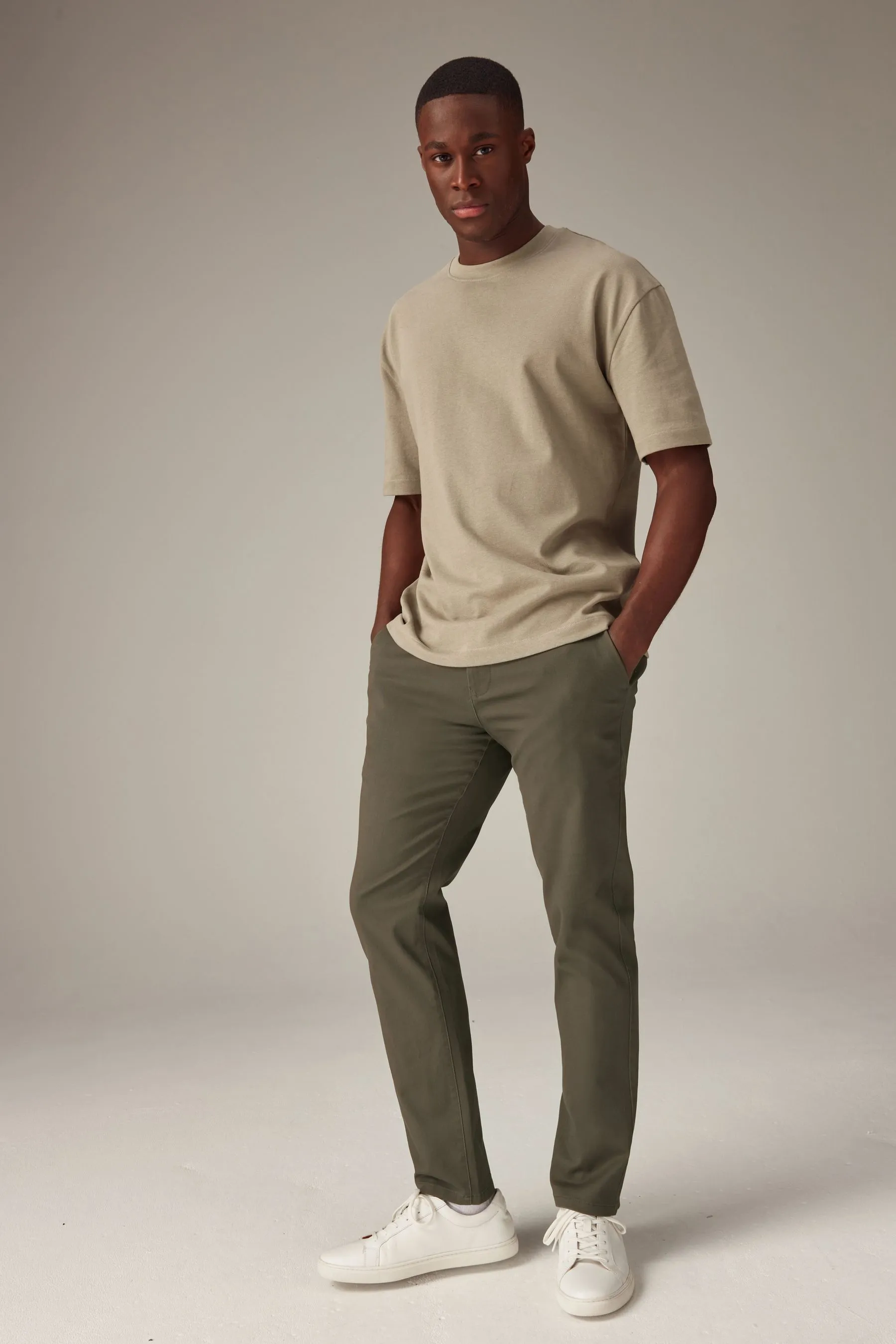 Pantaloni chino slim elasticizzati Pantaloni 2 Confezione