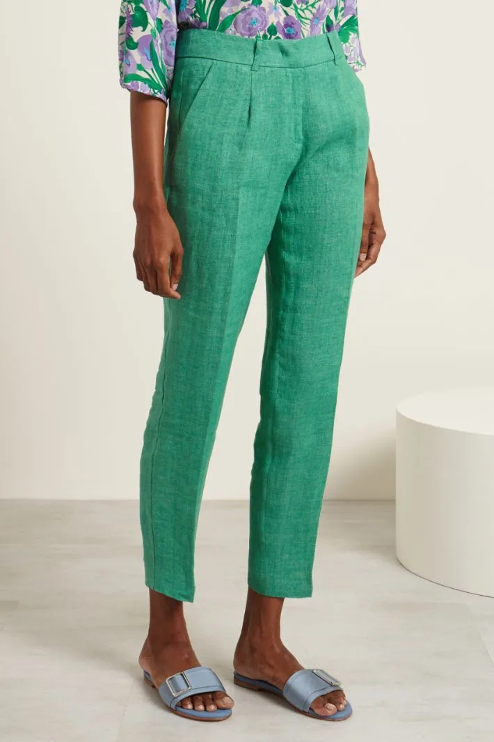 Pantaloni con pinces