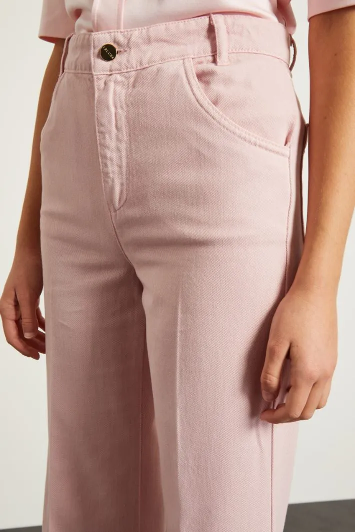 Pantaloni con risvolti